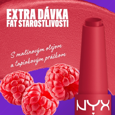 NYX Professional Makeup Fat Matte balzam na pery so zmatňujúcim efektom