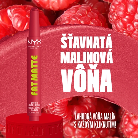 NYX Professional Makeup Fat Matte balzam na pery so zmatňujúcim efektom