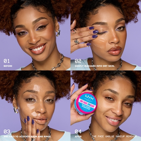NYX Professional Makeup The Face Unglue Makeup Removing Cleansing Balm with shea butter