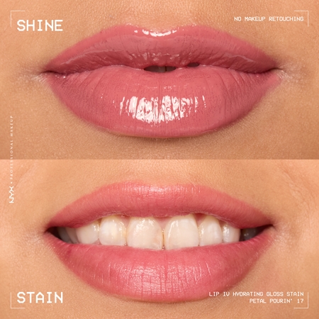 NYX Professional Makeup Lip IV brillant à lèvres longue tenue pour un effet naturel