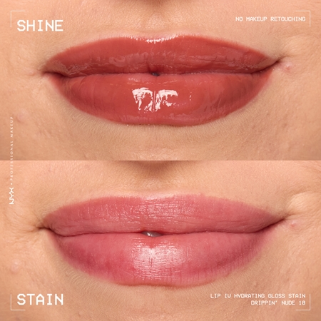 NYX Professional Makeup Lip IV brillant à lèvres longue tenue pour un effet naturel