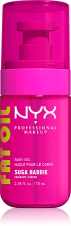 NYX Professional Makeup Fat Oil Body Nourishing Body Oil adds moisture and shine