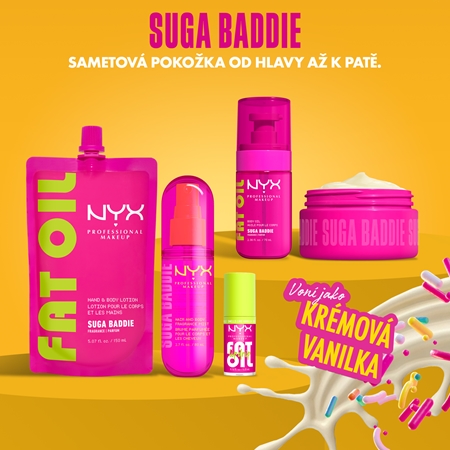 NYX Professional Makeup Fat Oil Body vyživující tělový olej dodávající hydrataci a lesk