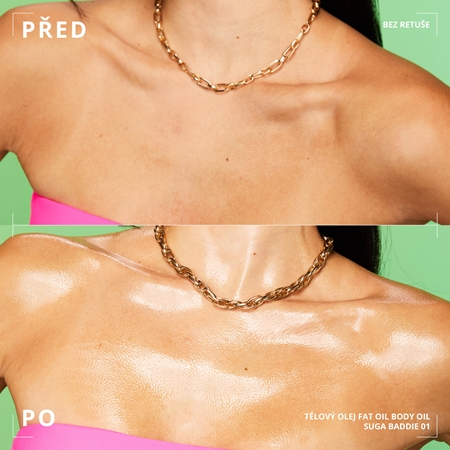 NYX Professional Makeup Fat Oil Body vyživující tělový olej dodávající hydrataci a lesk