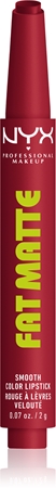 NYX Professional Makeup Fat Matte lip balm with mattifying effect