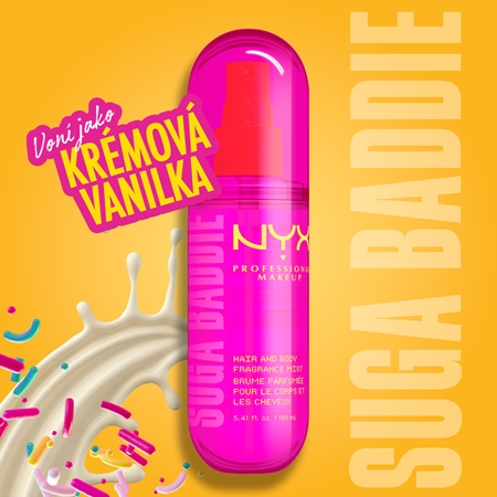 NYX Professional Makeup Fat Oil Body parfémovaná mlha na vlasy a tělo