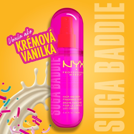 NYX Professional Makeup Fat Oil Body parfumovaná hmla na vlasy a telo