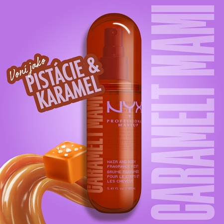NYX Professional Makeup Fat Oil Body Spray parfémovaná mlha na vlasy a tělo