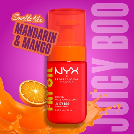 NYX Professional Makeup Fat Oil Body Nourishing Body Oil adds moisture and shine