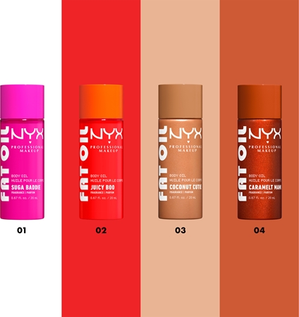 NYX Professional Makeup Fat Oil Body olio corpo nutriente per idratazione e brillantezza