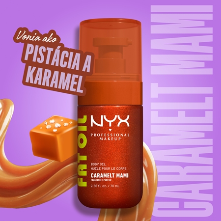 NYX Professional Makeup Fat Oil Body vyživujúci telový olej dodávajúci hydratáciu a lesk
