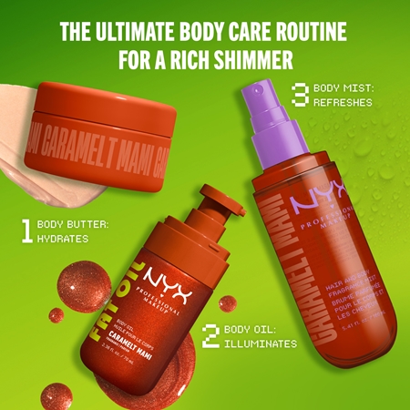NYX Professional Makeup Fat Oil Body Nourishing Body Oil adds moisture and shine