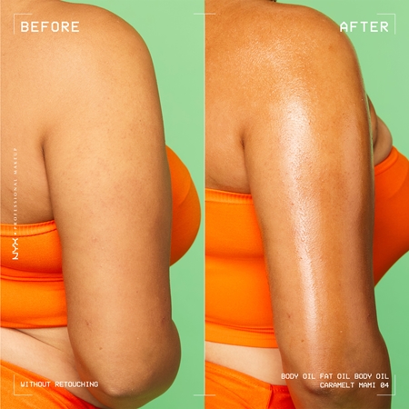 NYX Professional Makeup Fat Oil Body Nourishing Body Oil adds moisture and shine