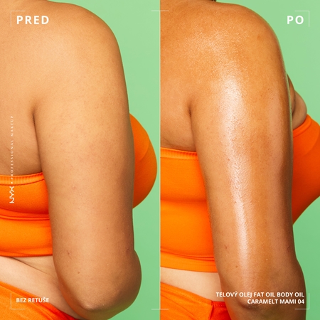 NYX Professional Makeup Fat Oil Body vyživujúci telový olej dodávajúci hydratáciu a lesk