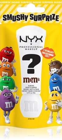 NYX Professional Makeup Smushy Surprize M&M's Lip Balm with matt effect