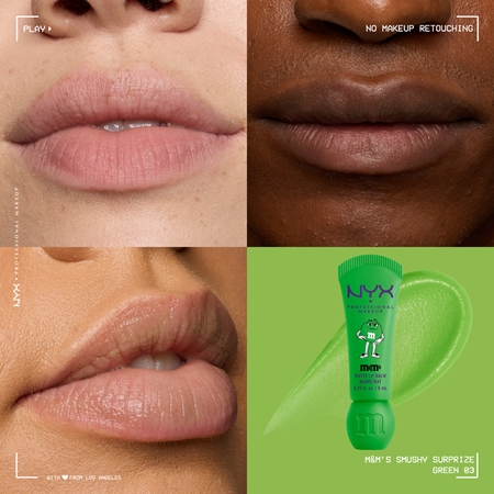 NYX Professional Makeup Smushy Surprize M&M's Lip Balm with matt effect