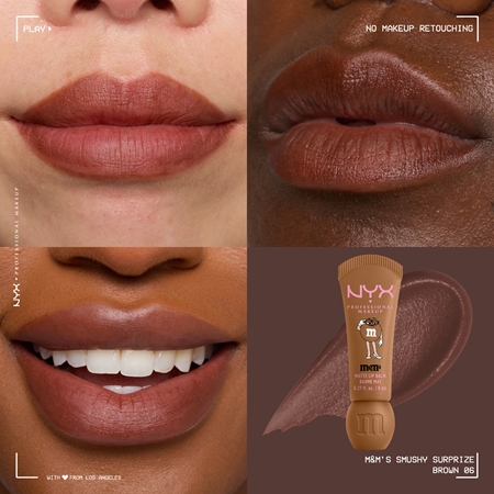 NYX Professional Makeup Smushy Surprize M&M's Lip Balm with matt effect