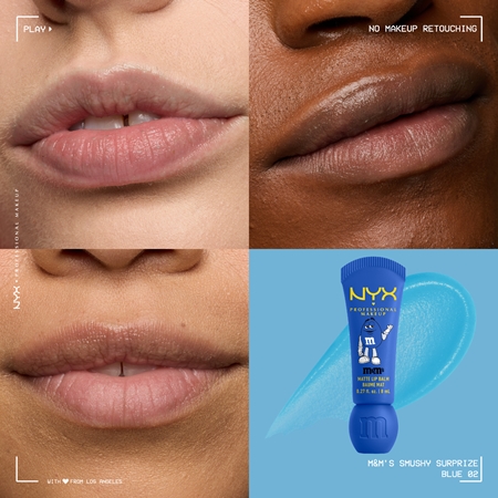 NYX Professional Makeup Smushy Surprize M&M's Lip Balm with matt effect