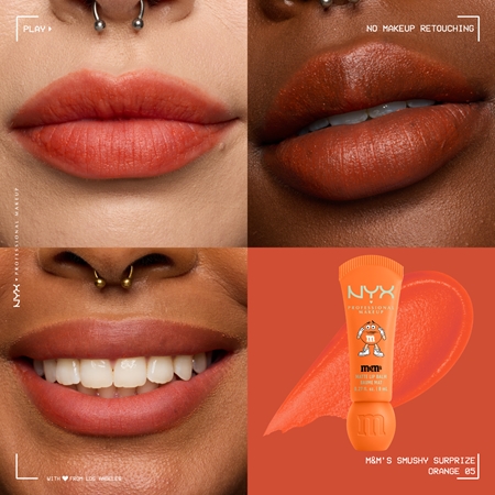NYX Professional Makeup Smushy Surprize M&M's Lip Balm with matt effect