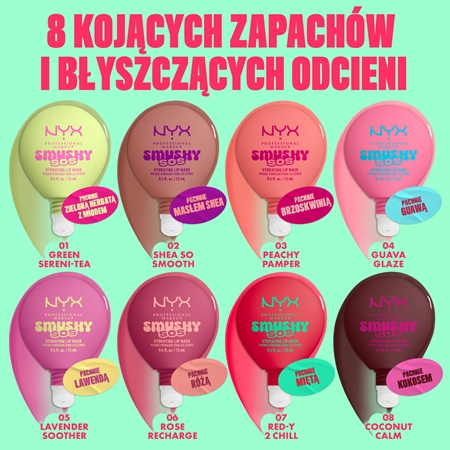 NYX Professional Makeup Smushy SOS nawilżająca maska do ust