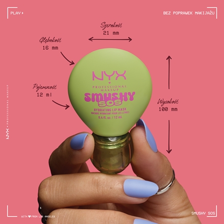 NYX Professional Makeup Smushy SOS nawilżająca maska do ust