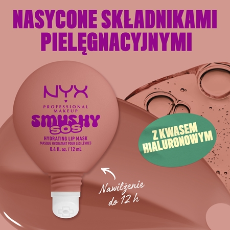 NYX Professional Makeup Smushy SOS nawilżająca maska do ust