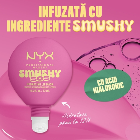 NYX Professional Makeup Smushy SOS mască hidratantă pentru buze