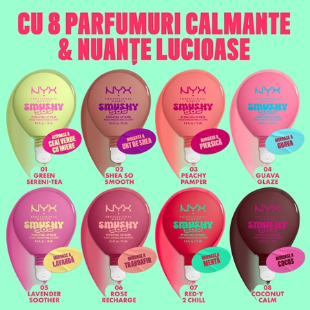 NYX Professional Makeup Smushy SOS mască hidratantă pentru buze