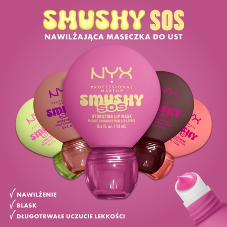 NYX Professional Makeup Smushy SOS nawilżająca maska do ust