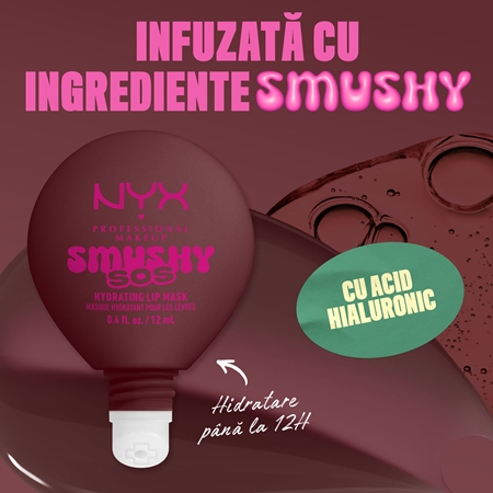 NYX Professional Makeup Smushy SOS mască hidratantă pentru buze