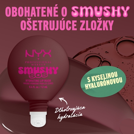 NYX Professional Makeup Smushy SOS hydratačná maska na pery
