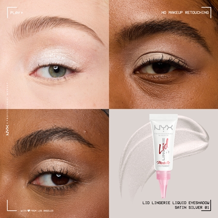 NYX Professional Makeup Lid Lingerie cienie do powiek w kremie