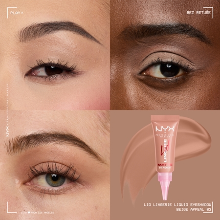 NYX Professional Makeup Lid Lingerie Krēmveida acu ēnas