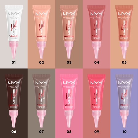 NYX Professional Makeup Lid Lingerie cienie do powiek w kremie