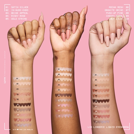 NYX Professional Makeup Lid Lingerie Krēmveida acu ēnas