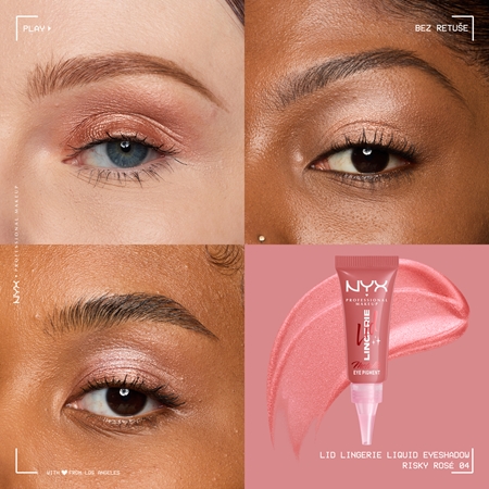 NYX Professional Makeup Lid Lingerie Krēmveida acu ēnas