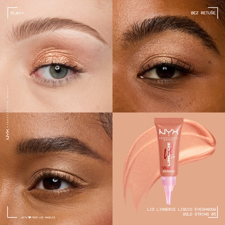 NYX Professional Makeup Lid Lingerie Krēmveida acu ēnas