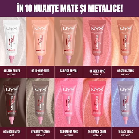 NYX Professional Makeup Lid Lingerie fard de pleoape cremos