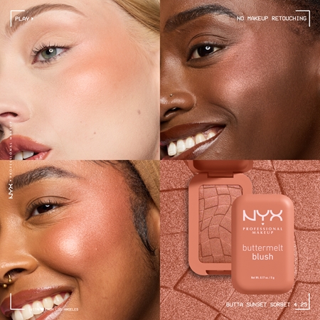 NYX Professional Makeup Buttermelt Blush fard de obraz sub forma de pudra