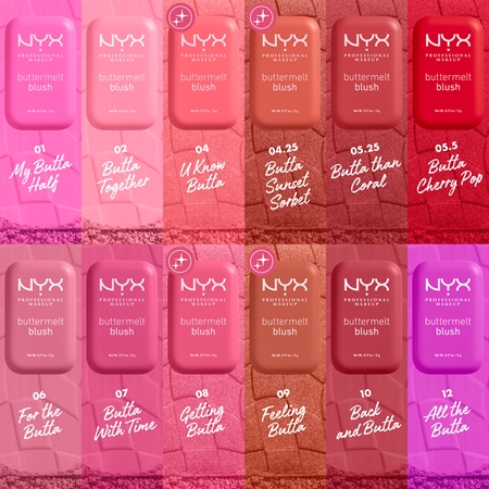 NYX Professional Makeup Buttermelt Blush pudrowy róż