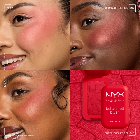 NYX Professional Makeup Buttermelt Blush fard de obraz sub forma de pudra