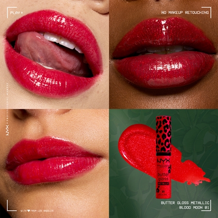 NYX Professional Makeup Butter Gloss Metallic lucidalabbra metallizzato