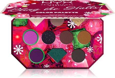 NYX Professional Makeup Xmas Bling The Halls Palette mit 10 Lidschatten