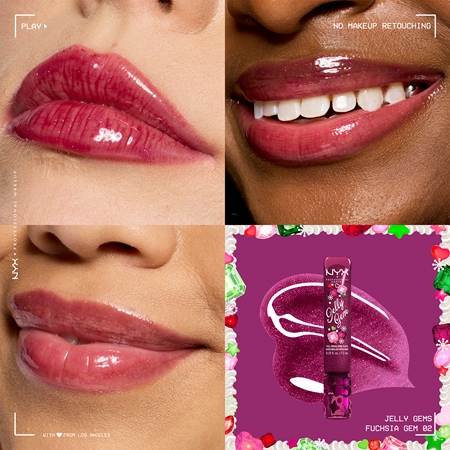 NYX Professional Makeup Jelly Gem Lipgloss XMAS Lipgloss