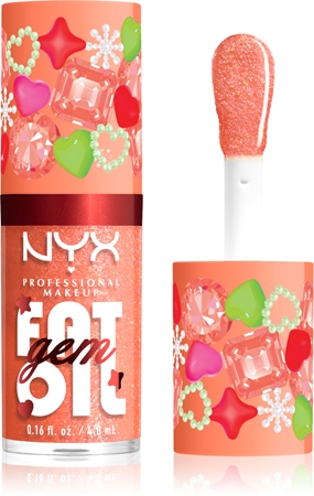 NYX Professional Makeup Fat Oil Gem Xmas Έλαιο για τα χείλη