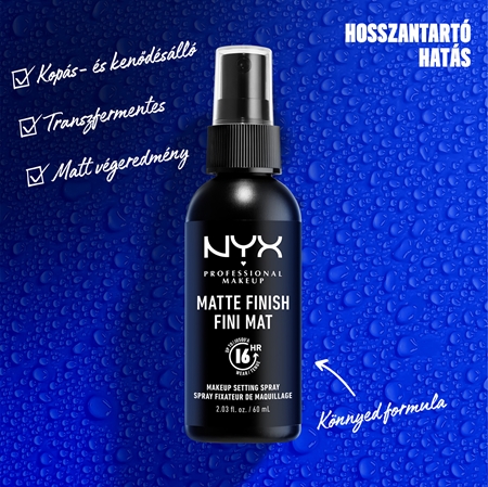 NYX Professional Makeup Makeup Setting Spray Matte fixáló spray