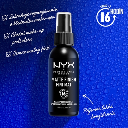 NYX Professional Makeup Makeup Setting Spray Matte fixačný sprej