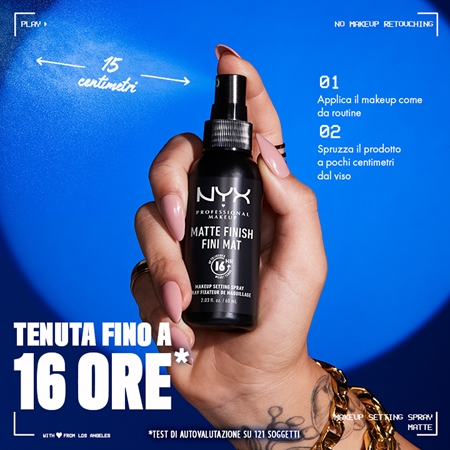 NYX Professional Makeup Makeup Setting Spray Matte spray fissante