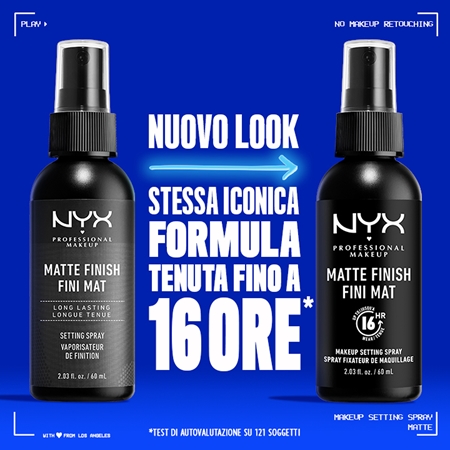 NYX Professional Makeup Makeup Setting Spray Matte spray fissante