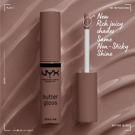 NYX Professional Makeup Butter Gloss lesk na rty
